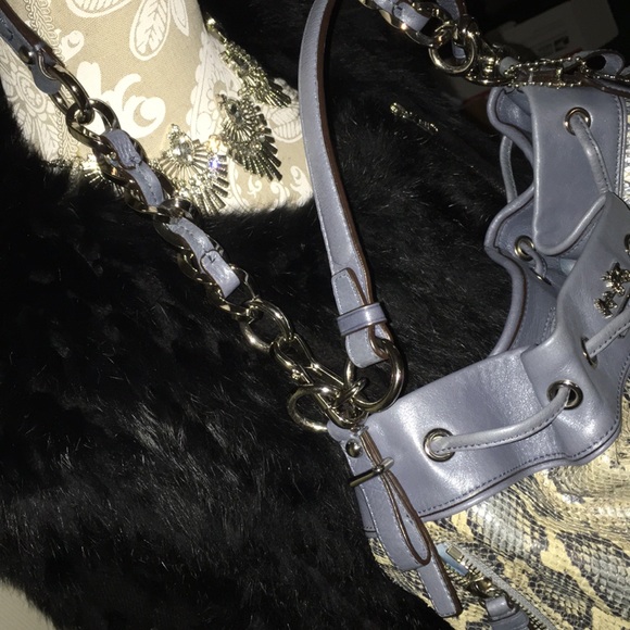 Host Pick 💙 Authentic Coach Limited Edition Blue Python 💙 - Picture 5 of 8